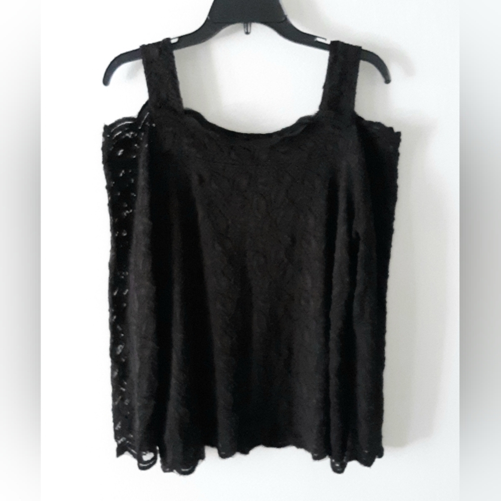 Chico’s Lace Off Shoulder Blouse